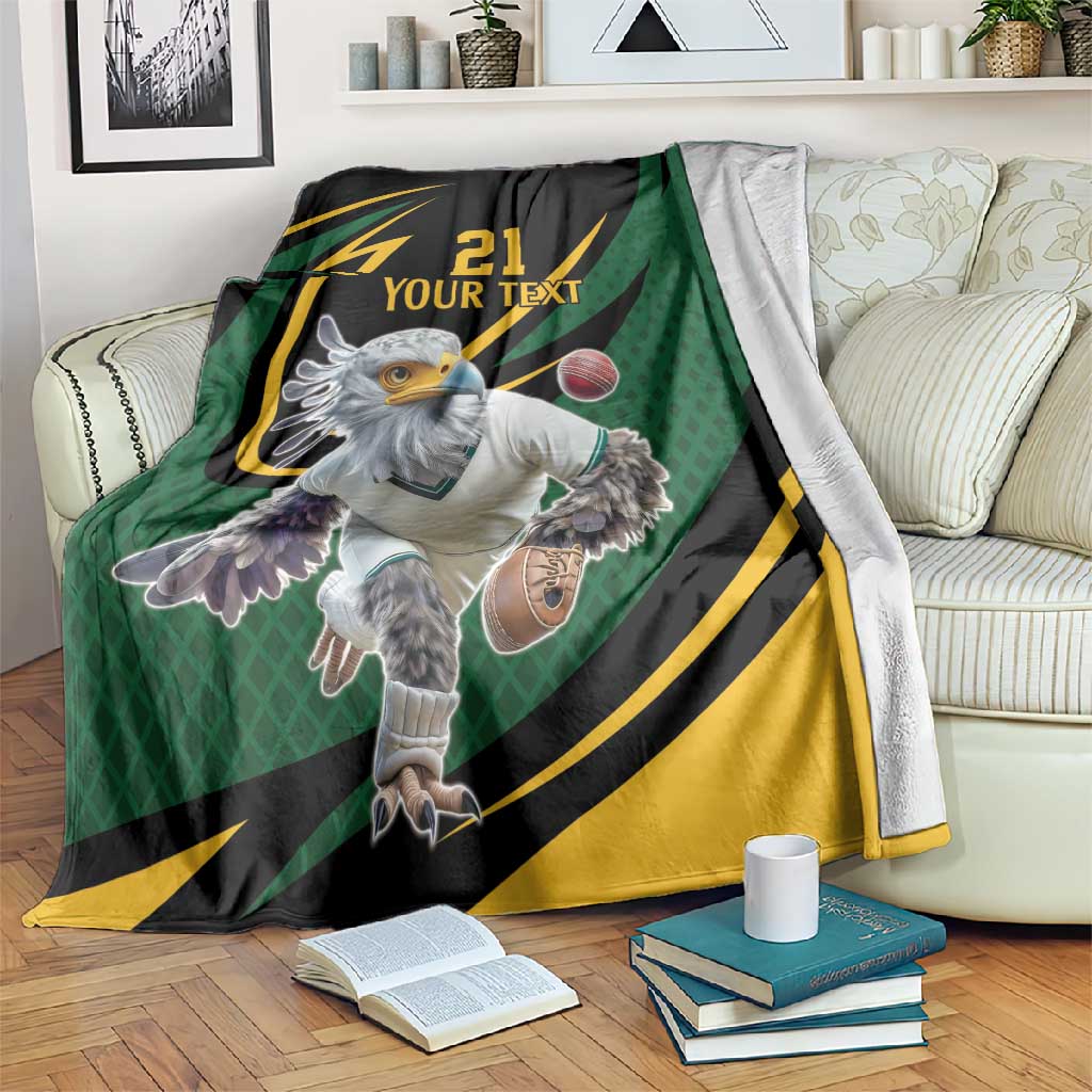 Secretary Bird South Africa Cricket Custom Blanket Unique Pattern LT9
