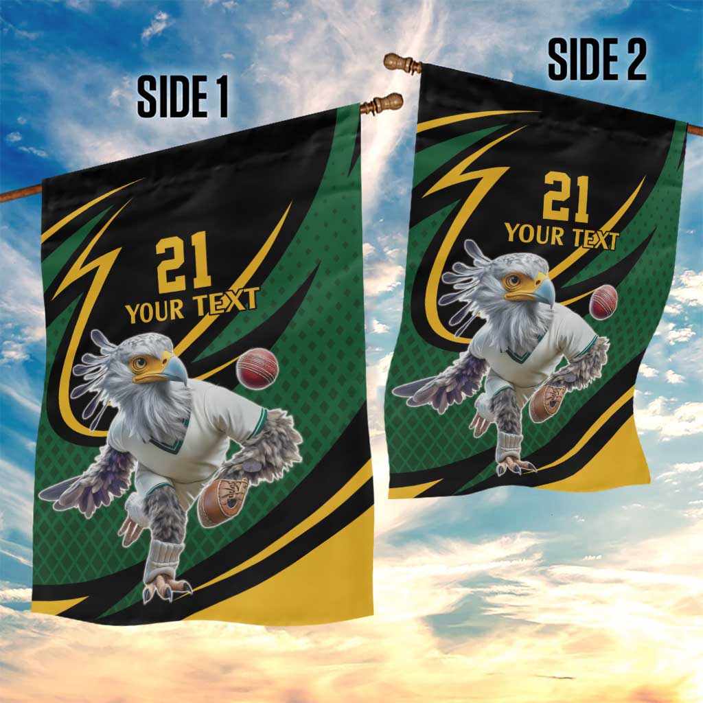 Secretary Bird South Africa Cricket Custom Garden Flag Unique Pattern LT9