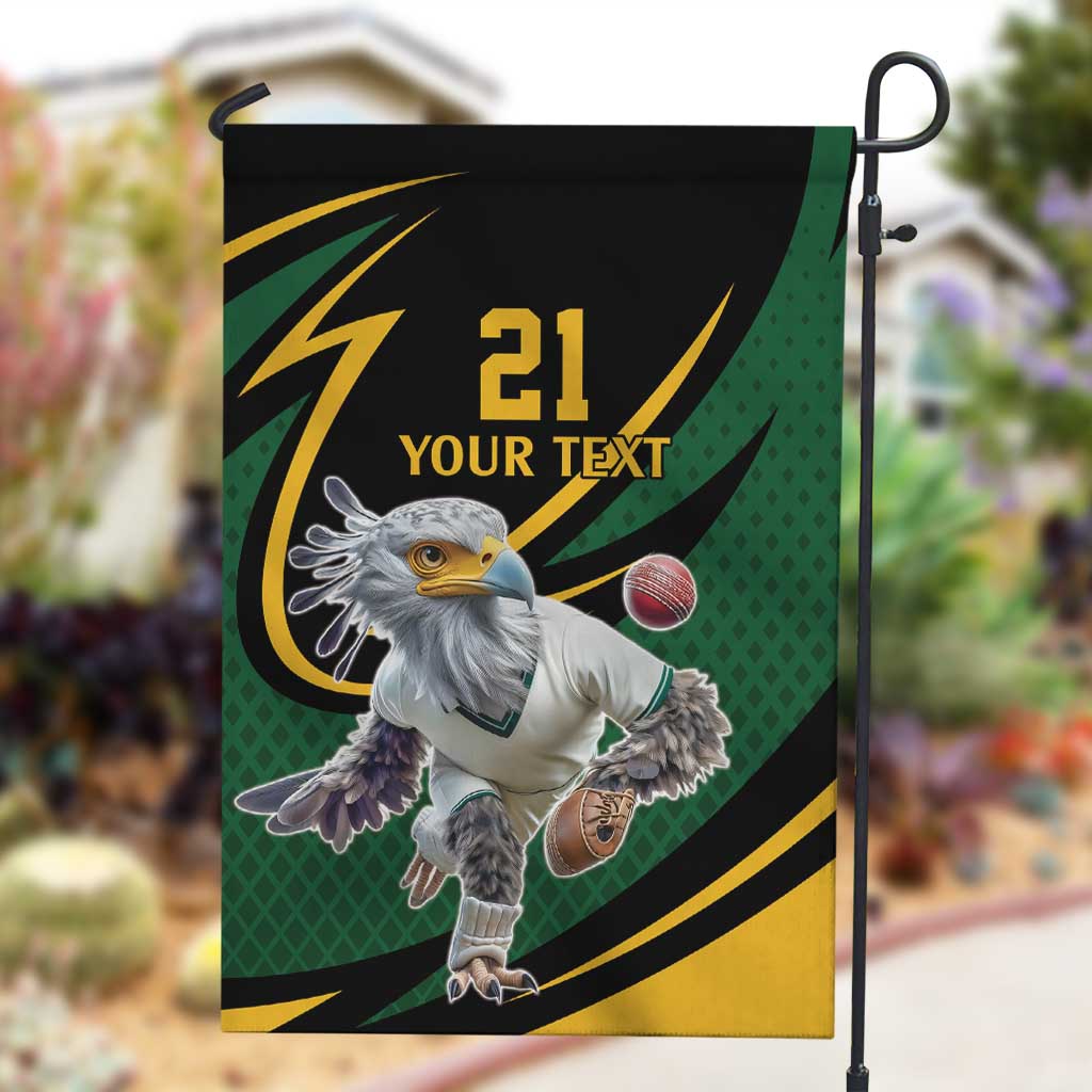 Secretary Bird South Africa Cricket Custom Garden Flag Unique Pattern LT9