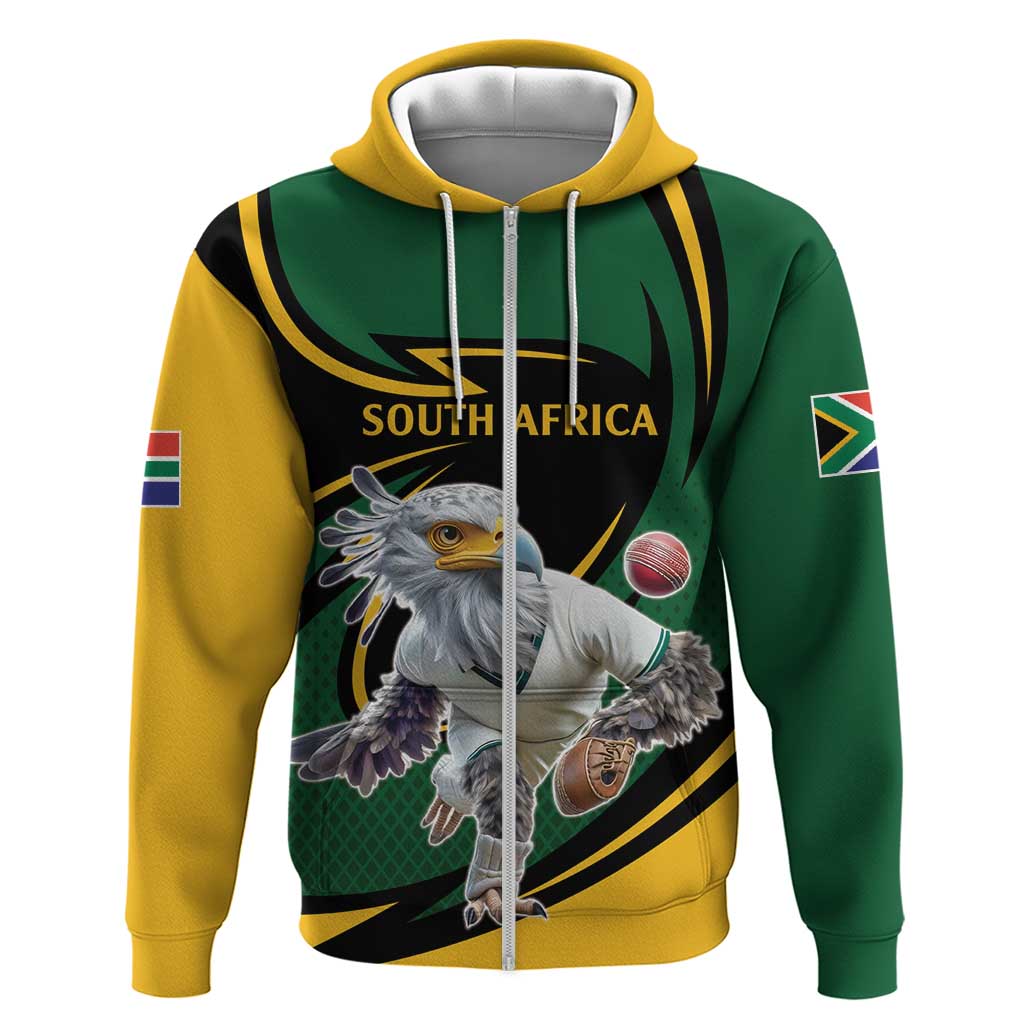 South African Secretary Bird Cricket Custom Hoodie Unique Pattern LT9