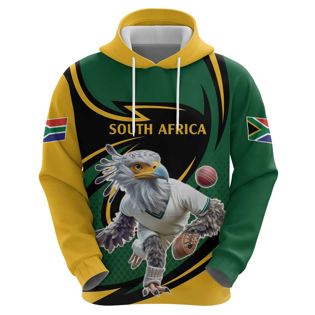 South African Secretary Bird Cricket Custom Hoodie Unique Pattern LT9