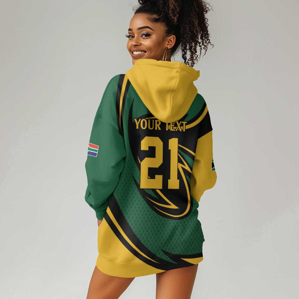 Secretary Bird South Africa Cricket Custom Hoodie Dress Unique Pattern LT9