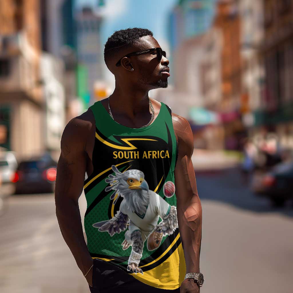 Secretary Bird South Africa Cricket Custom Men Tank Top Unique Pattern LT9