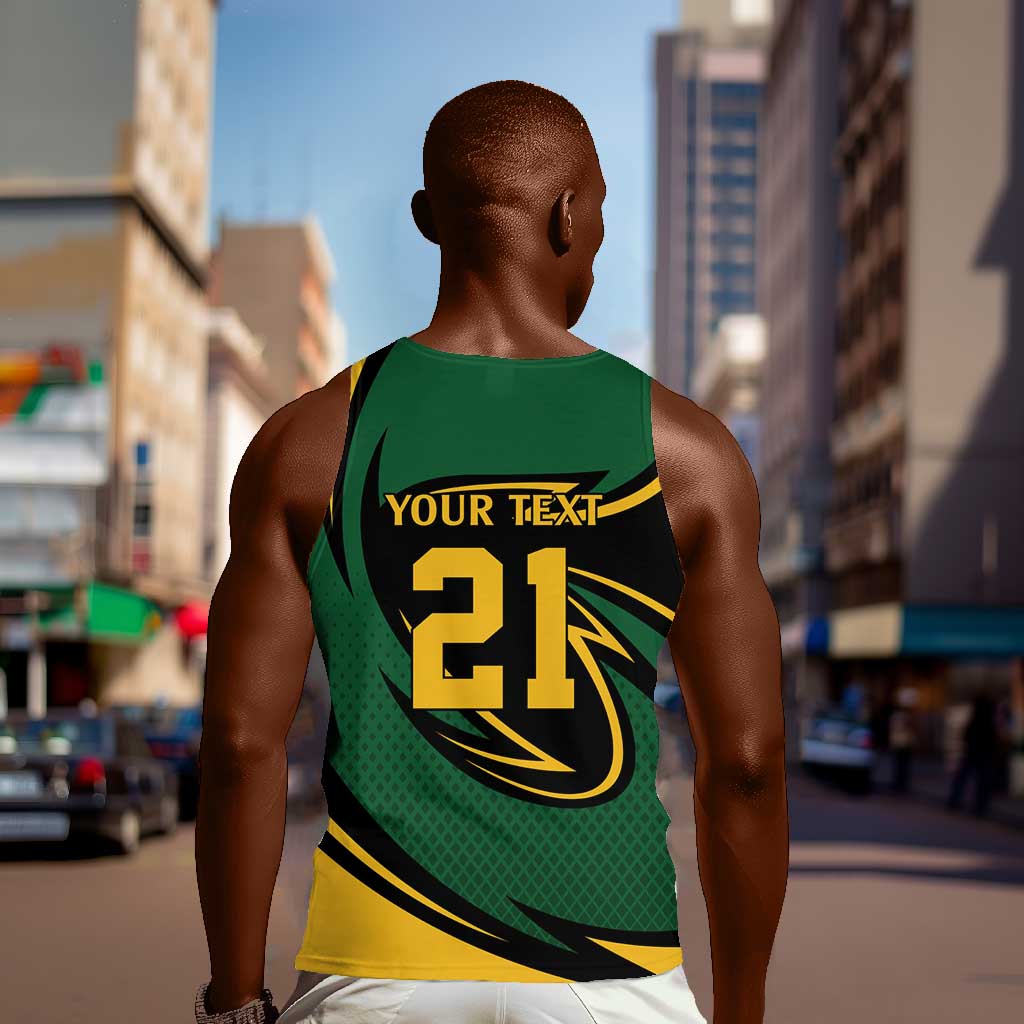 Secretary Bird South Africa Cricket Custom Men Tank Top Unique Pattern LT9