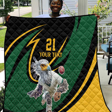 Secretary Bird South Africa Cricket Custom Quilt Unique Pattern LT9