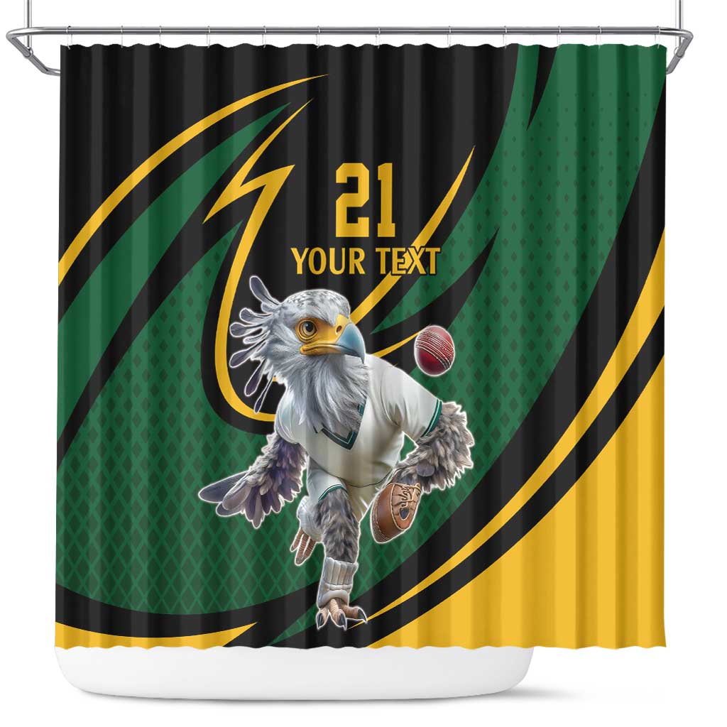 South African Secretary Bird Cricket Custom Shower Curtain Unique Pattern LT9