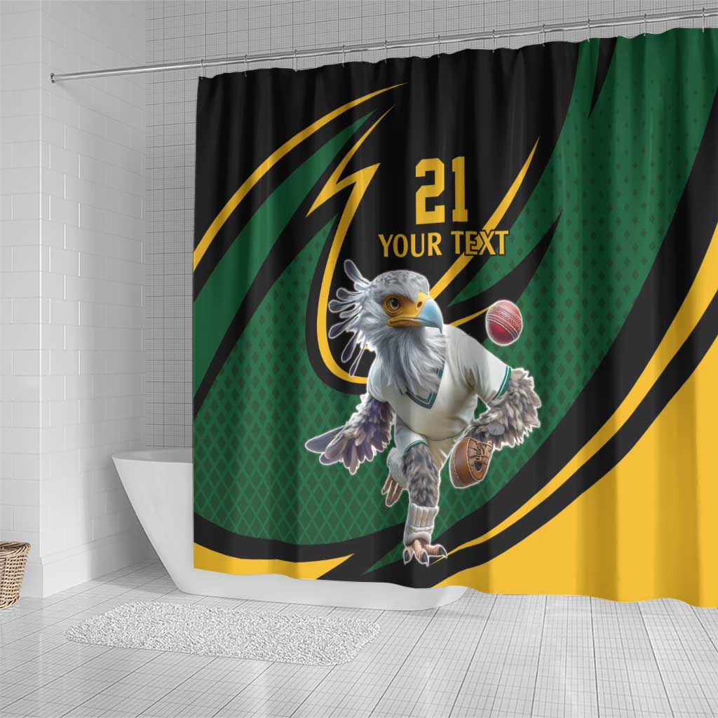 South African Secretary Bird Cricket Custom Shower Curtain Unique Pattern LT9