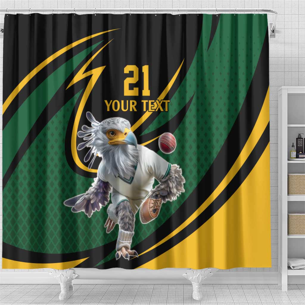 South African Secretary Bird Cricket Custom Shower Curtain Unique Pattern LT9