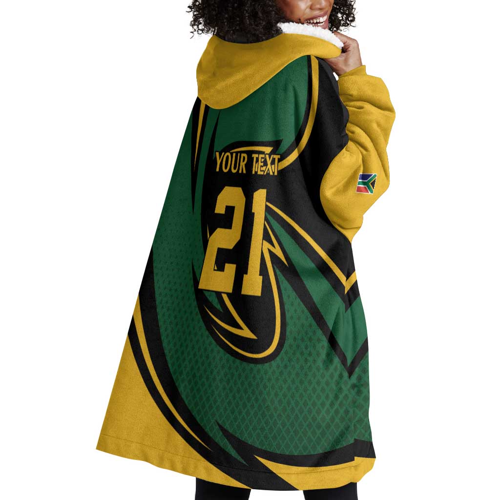 Secretary Bird South Africa Cricket Custom Wearable Blanket Hoodie Unique Pattern LT9