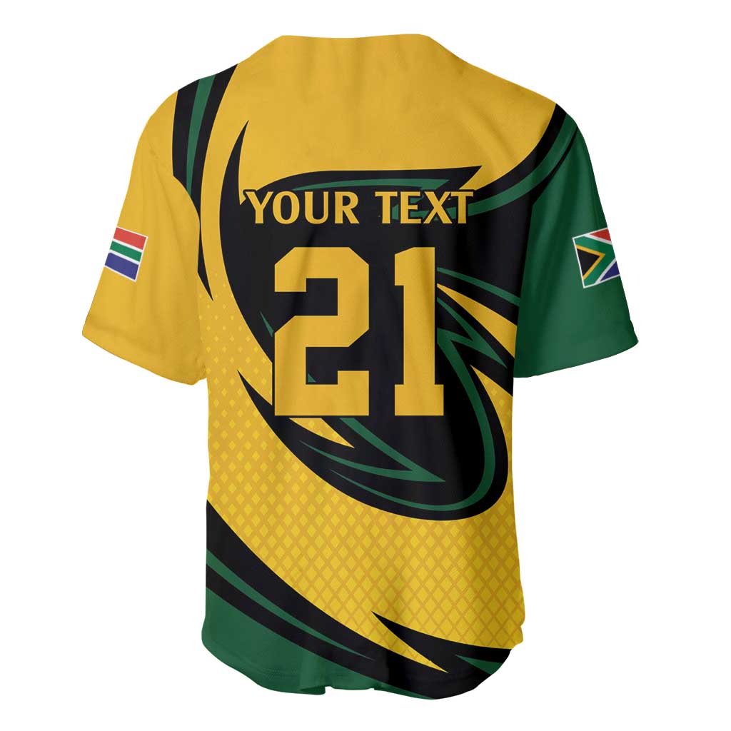 Springbok South Africa Cricket Custom Baseball Jersey Unique Pattern LT9