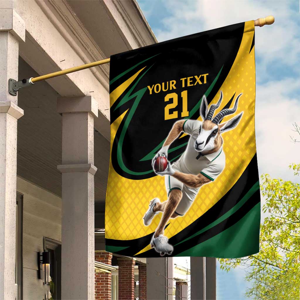 Springbok South Africa Cricket Custom Garden Flag Unique Pattern LT9