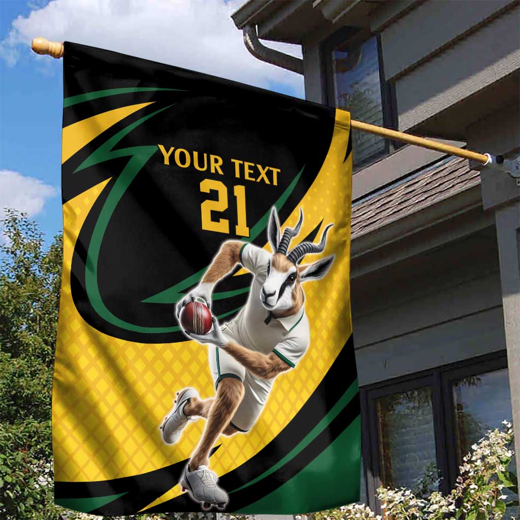 Springbok South Africa Cricket Custom Garden Flag Unique Pattern LT9