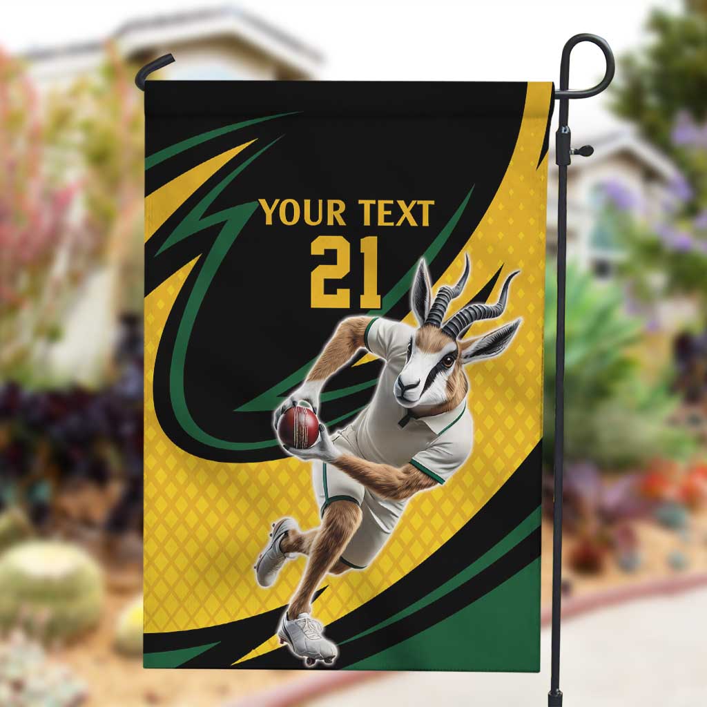 Springbok South Africa Cricket Custom Garden Flag Unique Pattern LT9