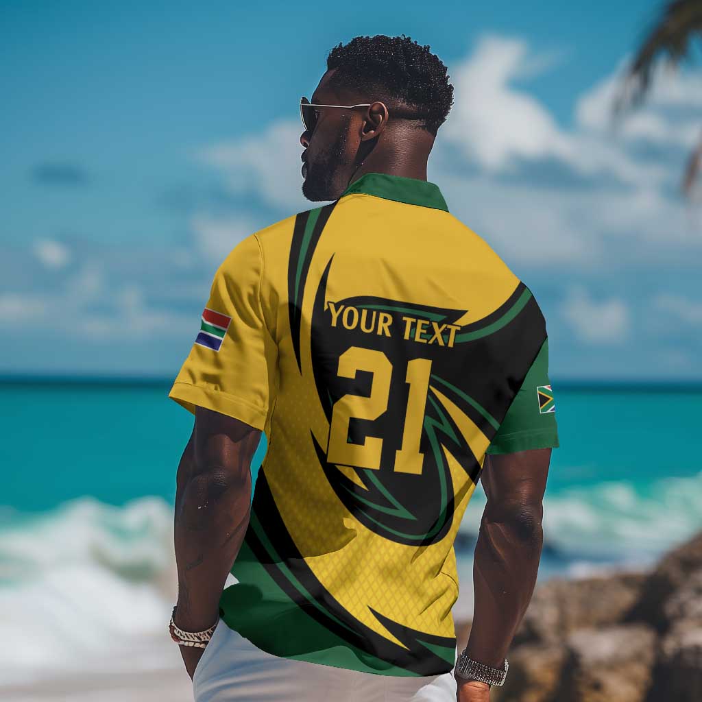 Springbok South Africa Cricket Custom Hawaiian Shirt Unique Pattern LT9