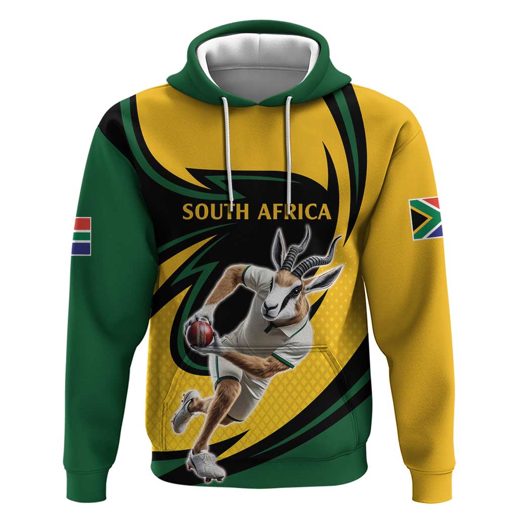 South African Springbok Cricket Custom Hoodie Unique Pattern LT9