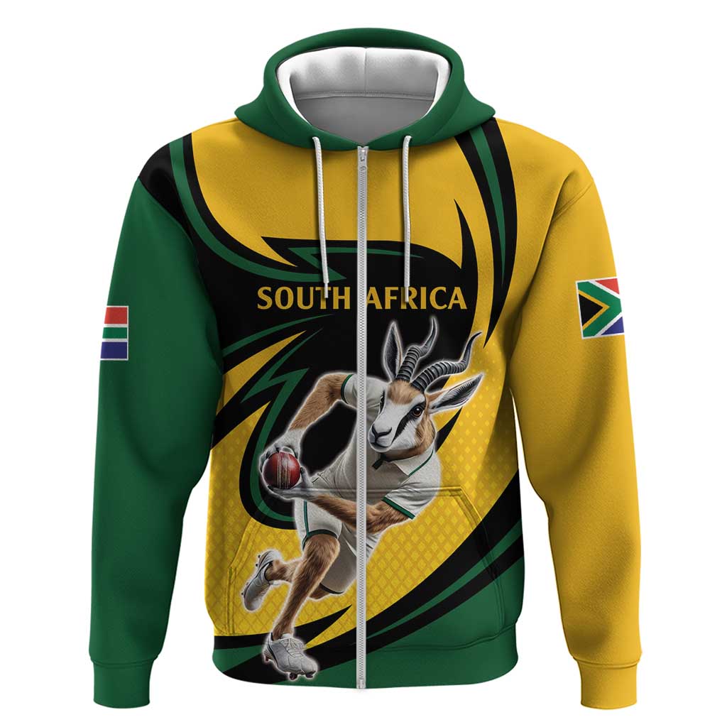 South African Springbok Cricket Custom Hoodie Unique Pattern LT9
