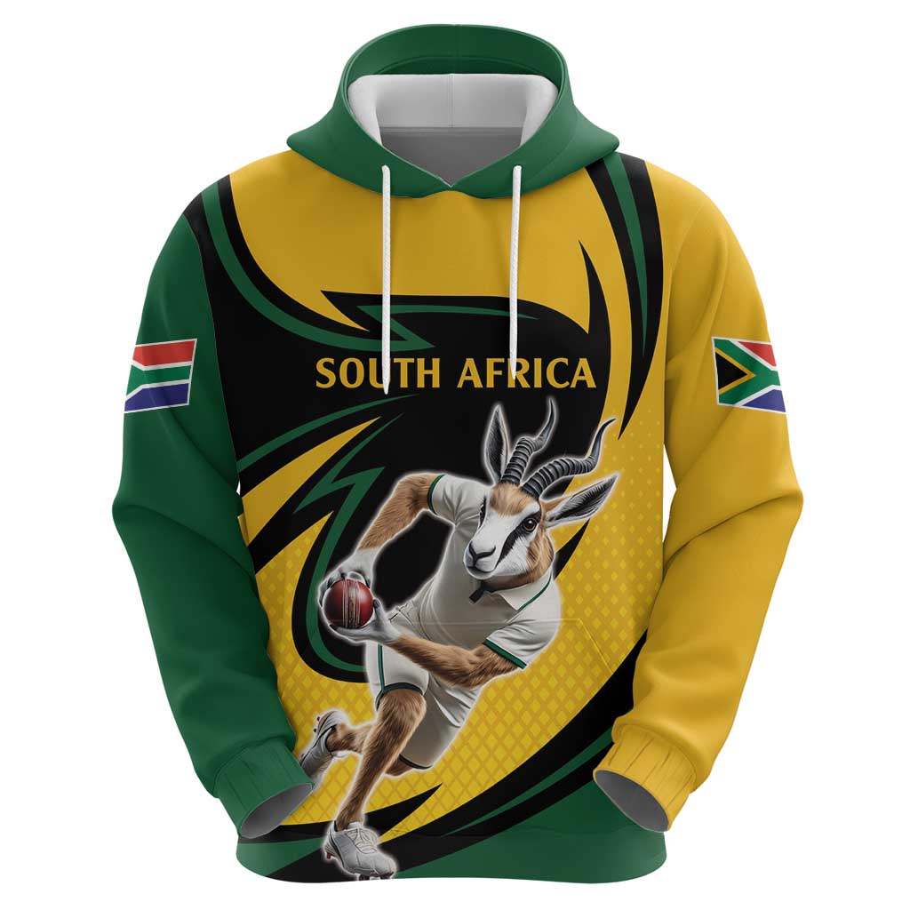South African Springbok Cricket Custom Hoodie Unique Pattern LT9