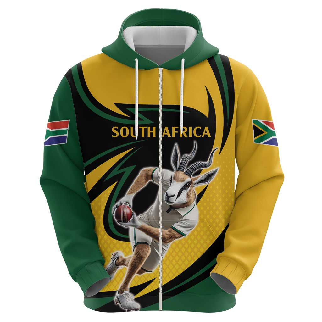 South African Springbok Cricket Custom Hoodie Unique Pattern LT9