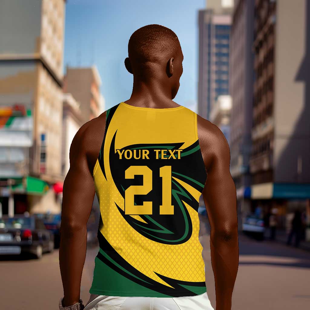 Springbok South Africa Cricket Custom Men Tank Top Unique Pattern LT9