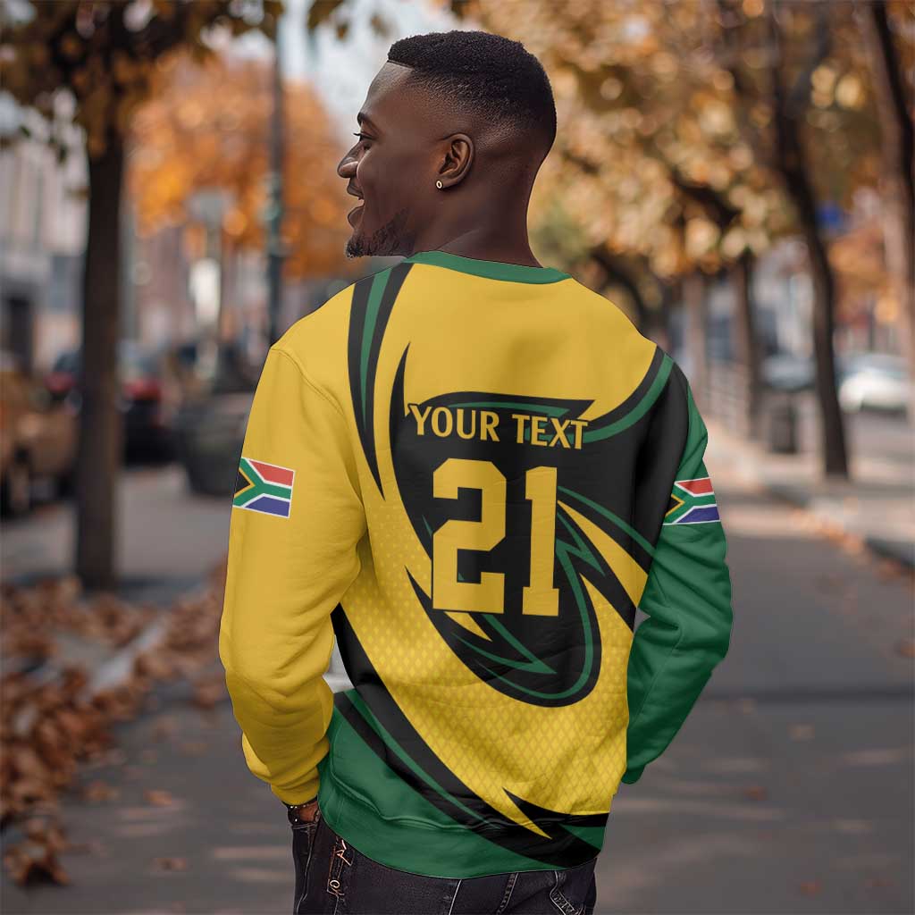 Springbok South Africa Cricket Custom Sweatshirt Unique Pattern LT9