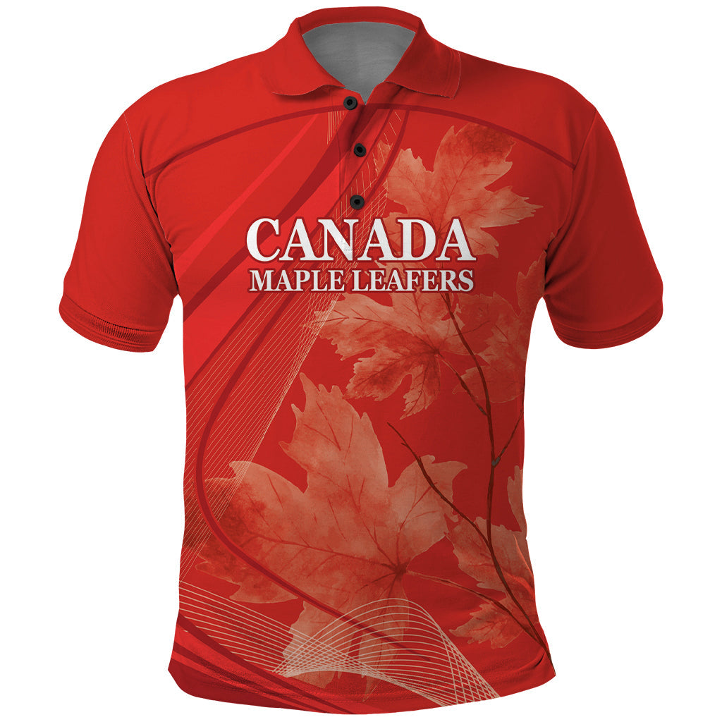 Canada Cricket World Cup 2024 Polo Shirt Maple Leafers Make Champions LT9