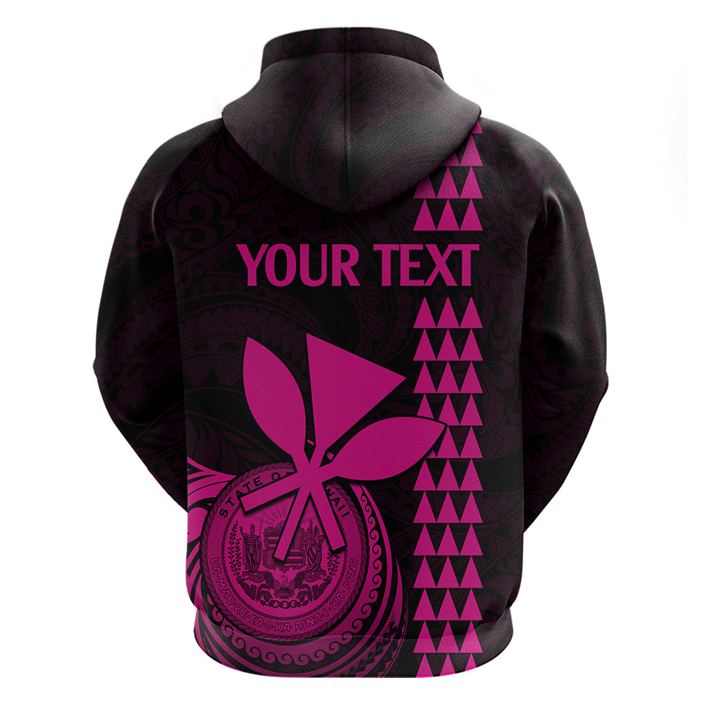Custom Hawaii Hoodie King Kamehameha - Pink LT9