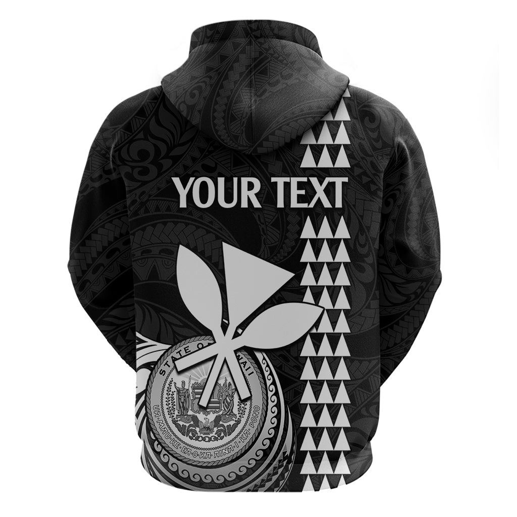 Custom Hawaii Hoodie King Kamehameha - White LT9