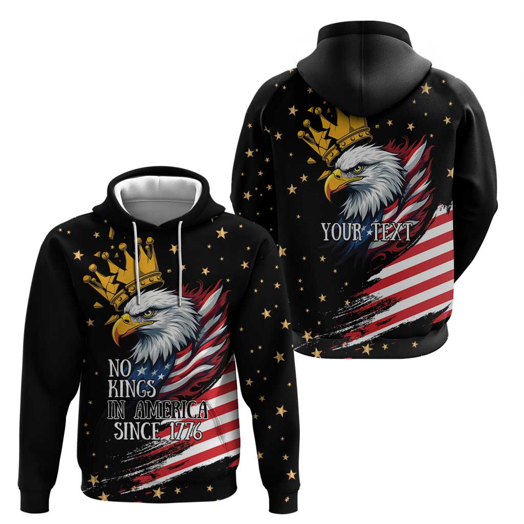 No Kings In America Since 1776 Hoodie We The People USA Flag LT9
