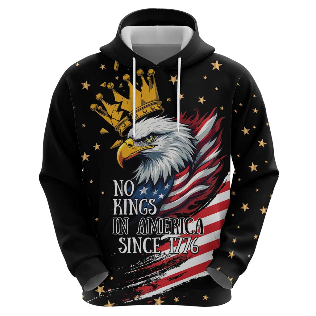 No Kings In America Since 1776 Hoodie We The People USA Flag LT9
