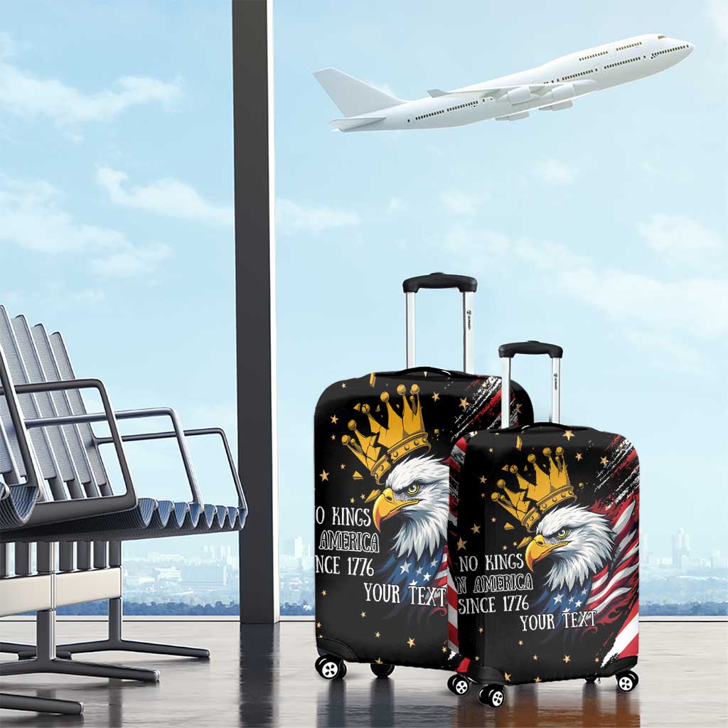 No Kings In America Since 1776 Luggage Cover We The People USA Flag LT9