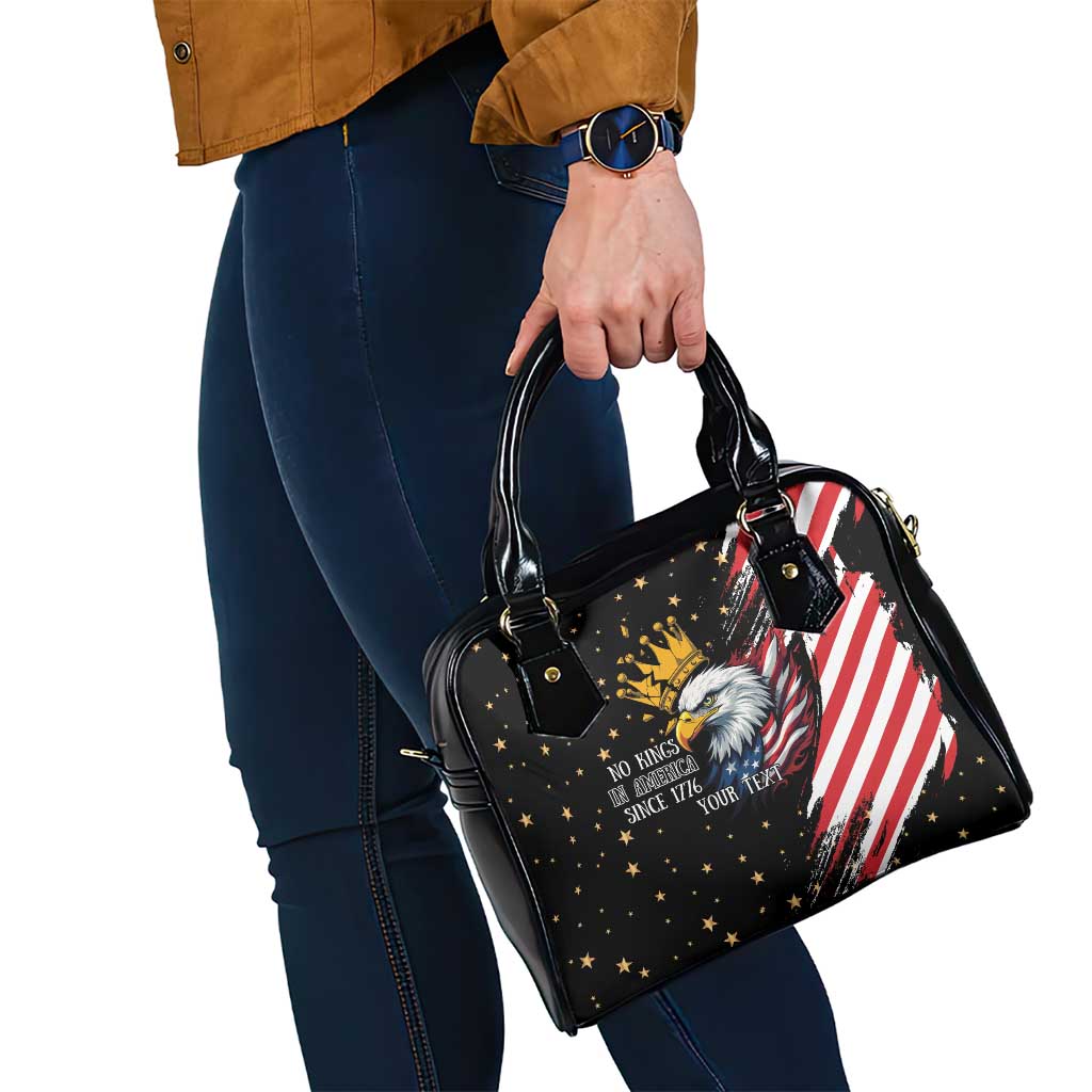 No Kings In America Since 1776 Shoulder Handbag We The People USA Flag LT9