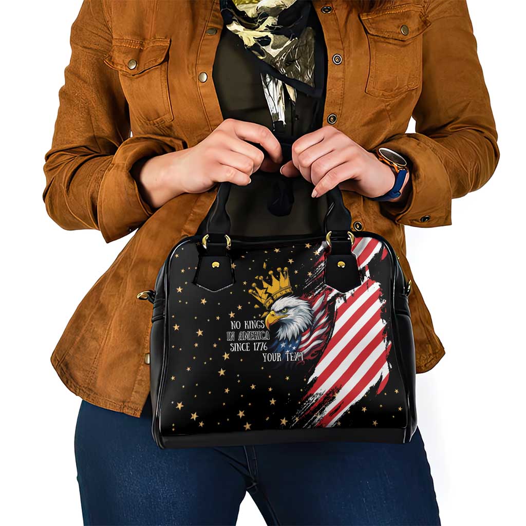 No Kings In America Since 1776 Shoulder Handbag We The People USA Flag LT9