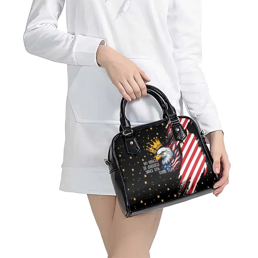 No Kings In America Since 1776 Shoulder Handbag We The People USA Flag LT9