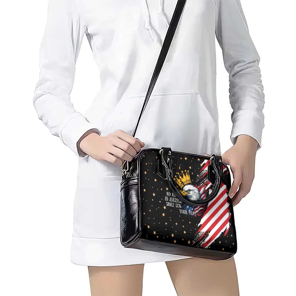 No Kings In America Since 1776 Shoulder Handbag We The People USA Flag LT9
