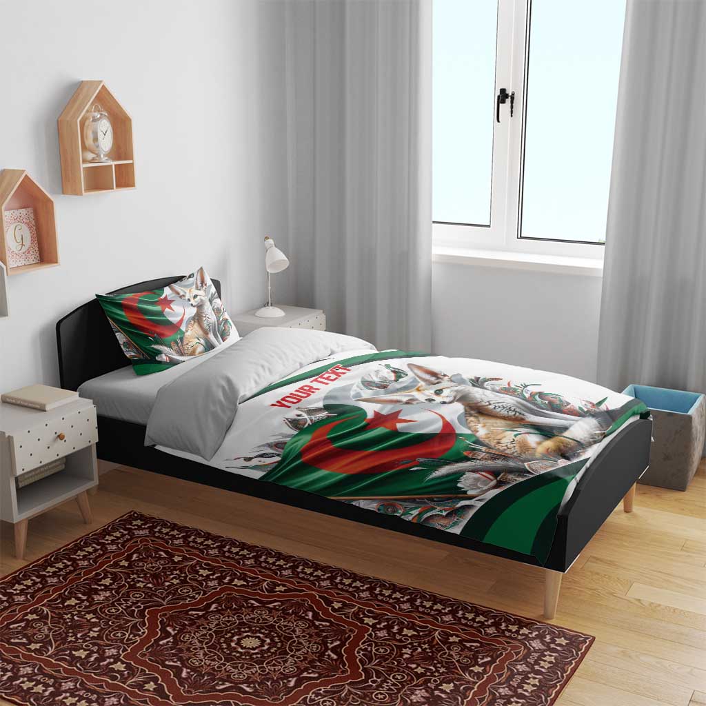 Algeria Fennec Fox Personalized Bedding Set with Algerian Culture and Nature LT9
