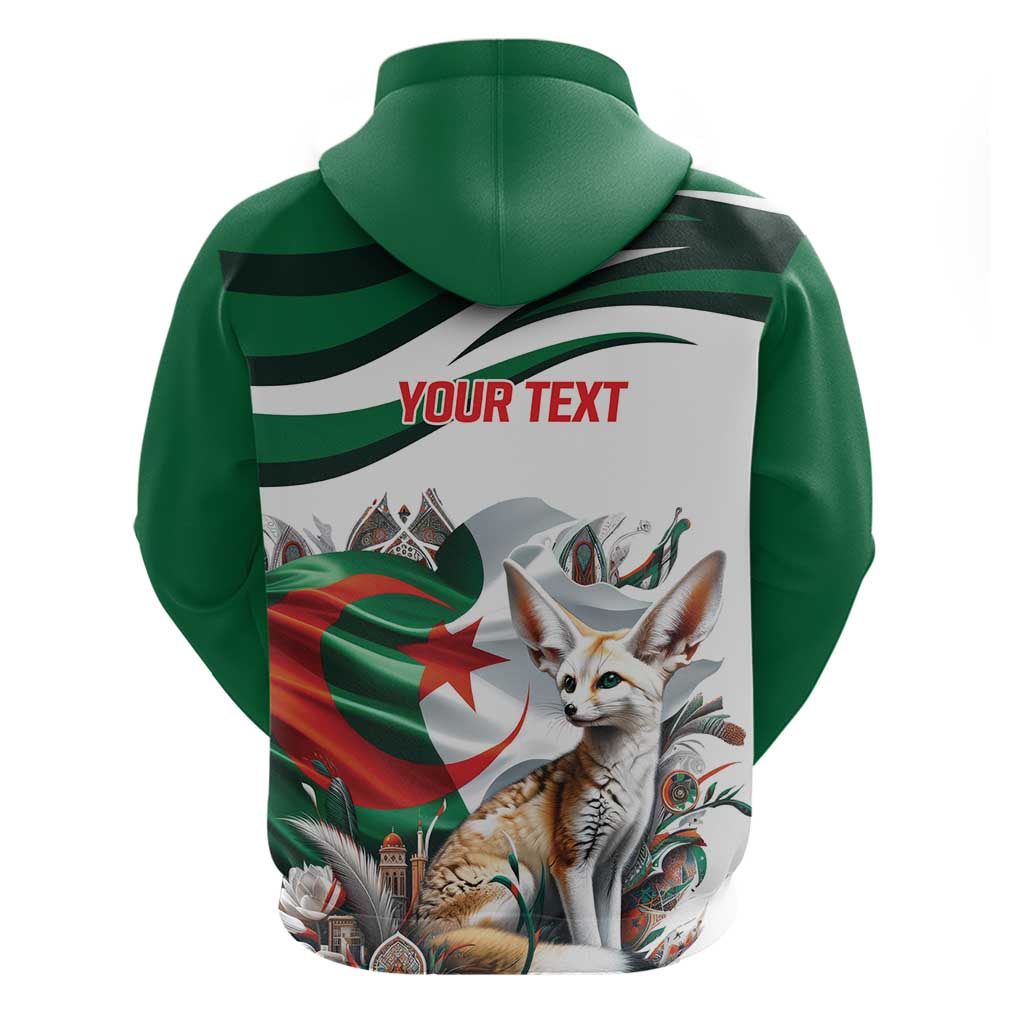 Algeria Fennec Fox Personalized Hoodie with Algerian Culture and Nature LT9