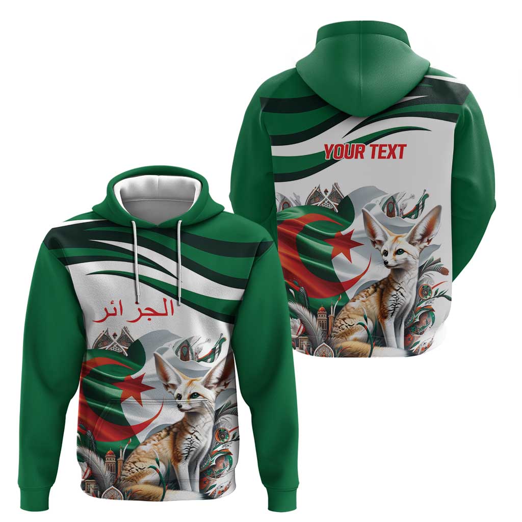 Algeria Fennec Fox Personalized Hoodie with Algerian Culture and Nature LT9