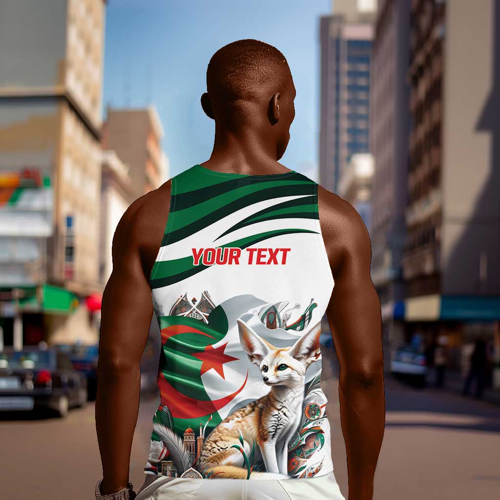 Algeria Fennec Fox Personalized Men Tank Top with Algerian Culture and Nature LT9