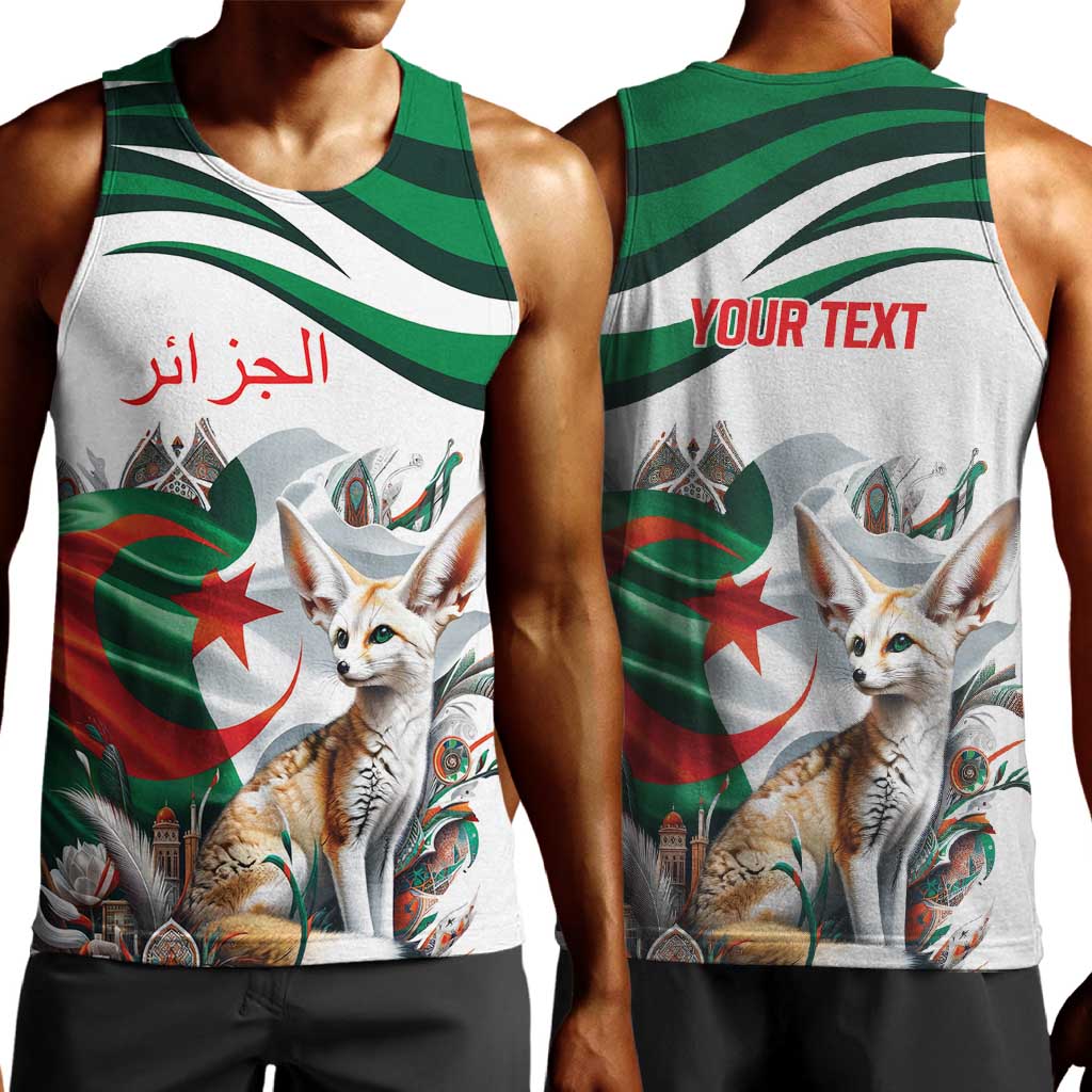 Algeria Fennec Fox Personalized Men Tank Top with Algerian Culture and Nature LT9