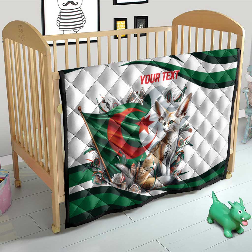 Algeria Fennec Fox Personalized Quilt with Algerian Culture and Nature LT9