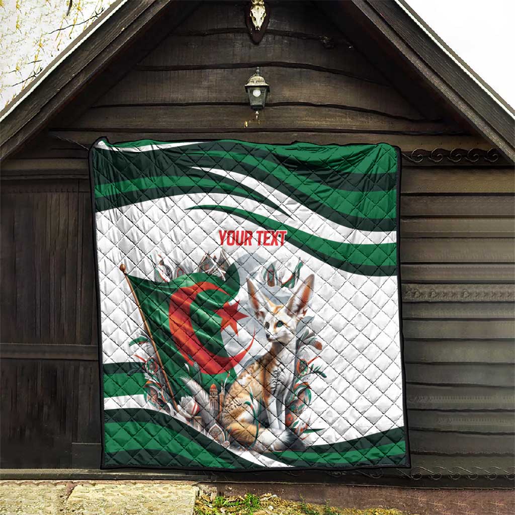 Algeria Fennec Fox Personalized Quilt with Algerian Culture and Nature LT9
