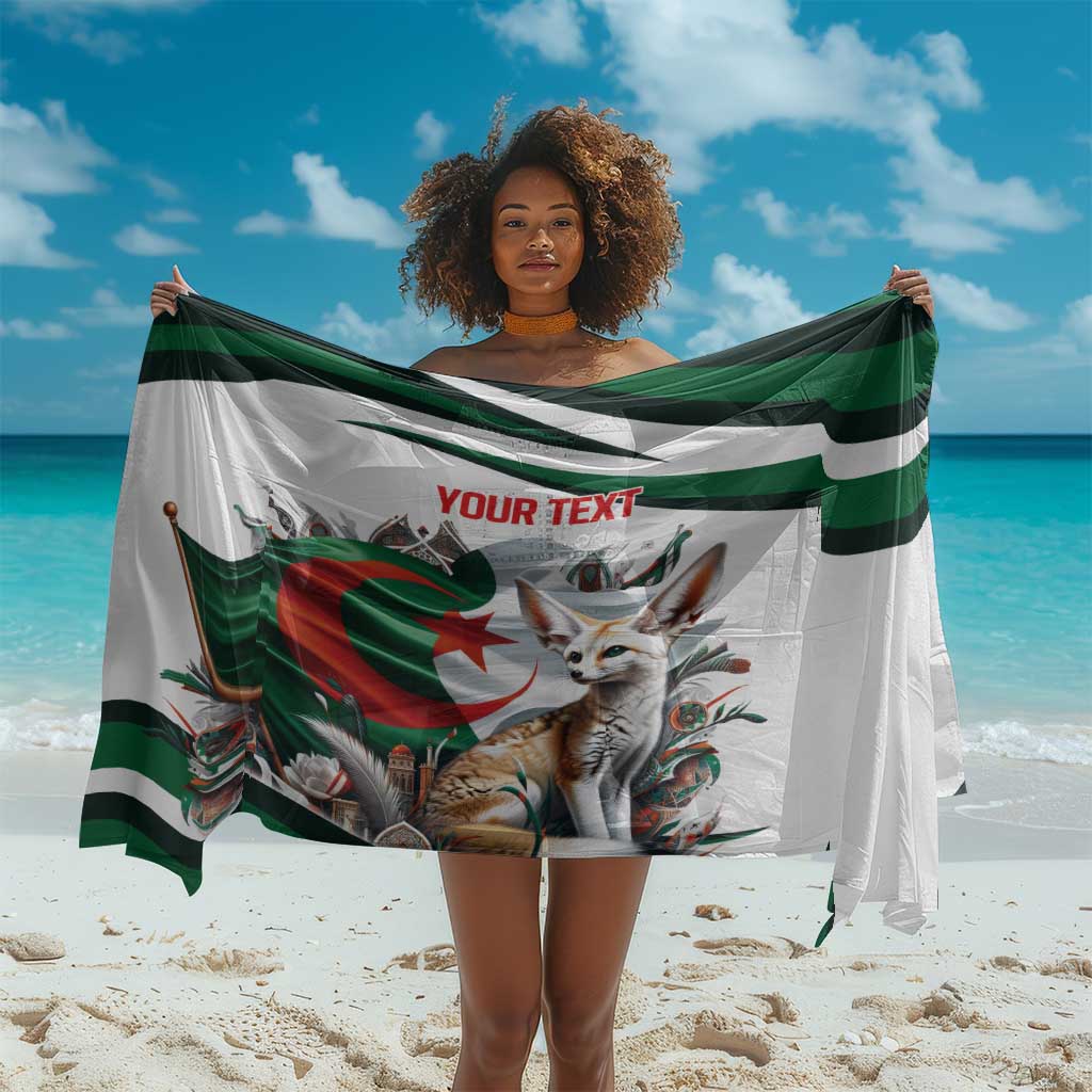 Algeria Fennec Fox Personalized Sarong with Algerian Culture and Nature LT9