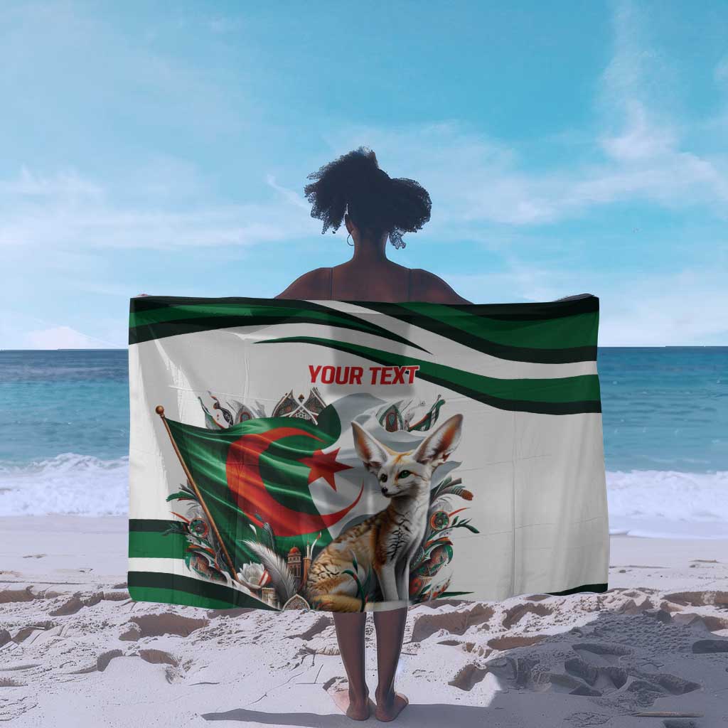 Algeria Fennec Fox Personalized Sarong with Algerian Culture and Nature LT9