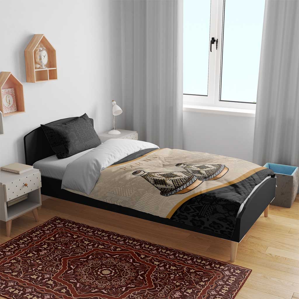 Algeria Tajine Dish Personalized Bedding Set with African Tribal Pattern LT9