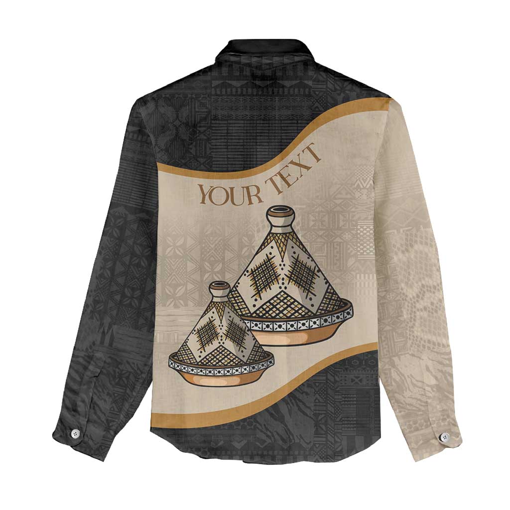 Algeria Tajine Dish Personalized Women Casual Shirt with African Tribal Pattern LT9