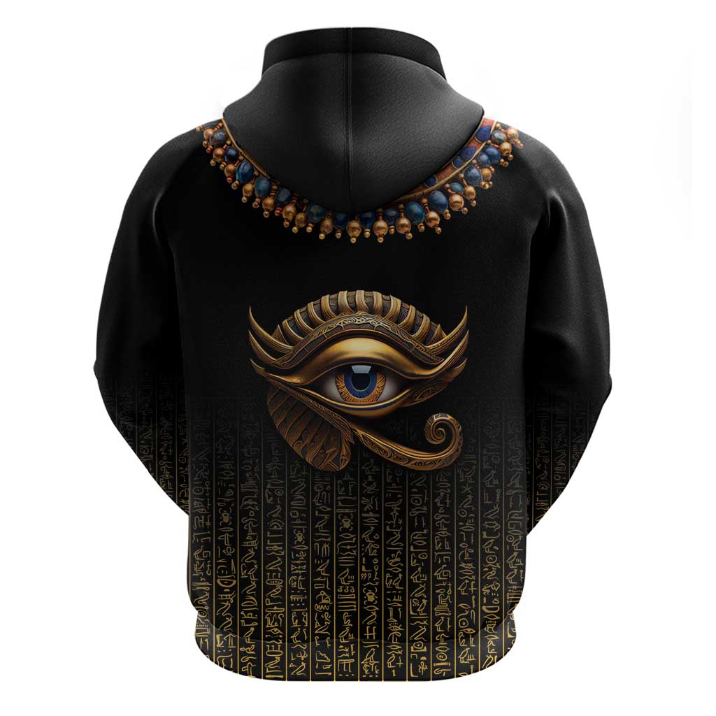 Egypt Eyes Of Horus Hoodie with Egyptian Hieroglyphs LT9