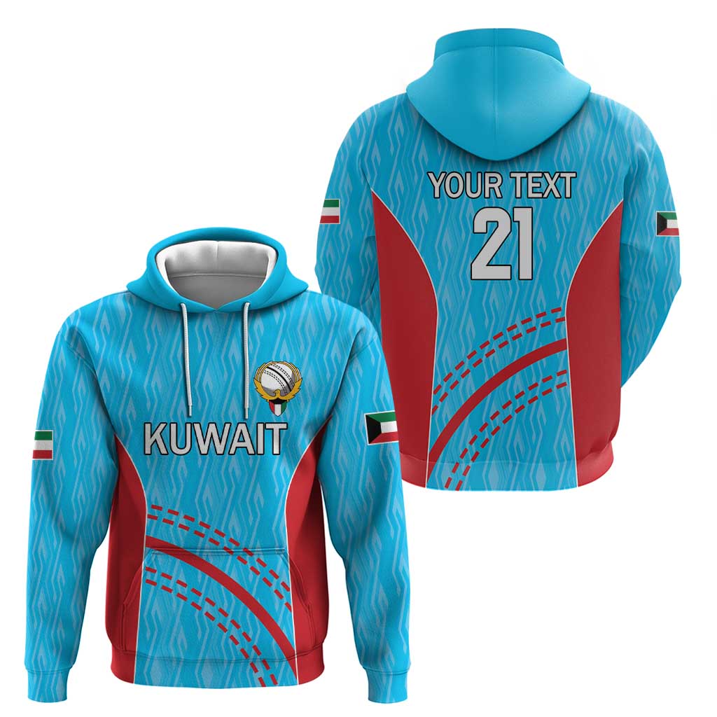 Custom Kuwait Cricket Hoodie Kuwayt Sporty Pattern LT9