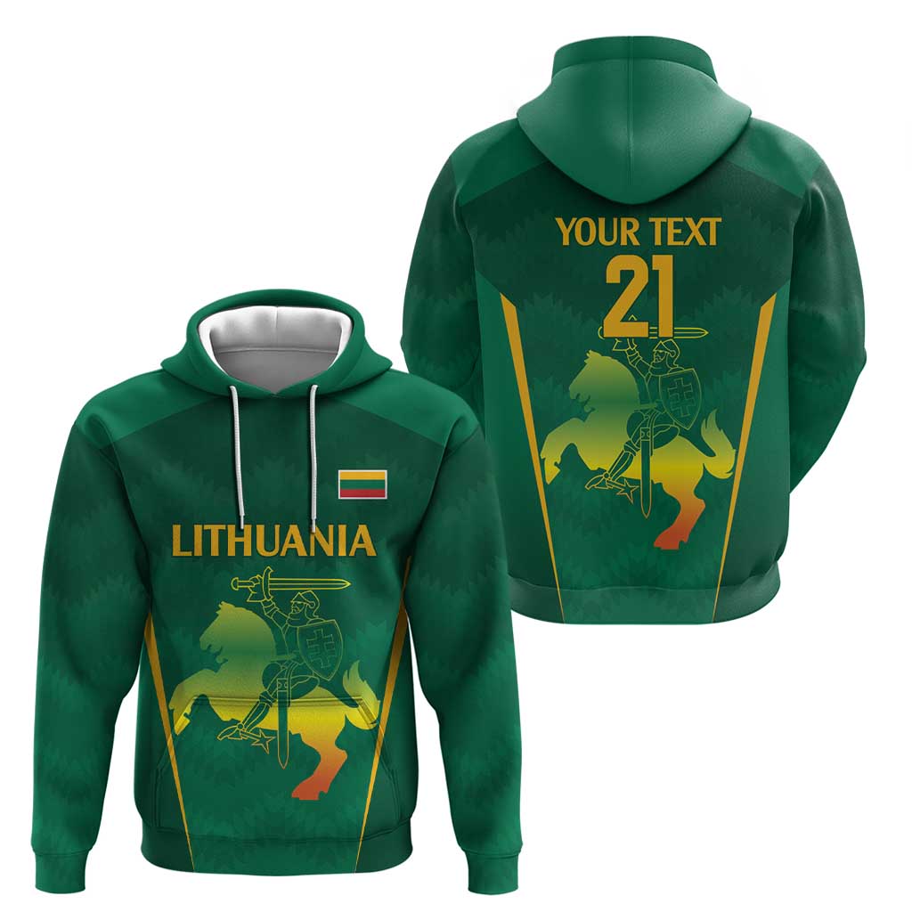 Lithuania Rugby Custom Hoodie Lietuvos Nacionaline Regbio Sąjungos Komanda LT9
