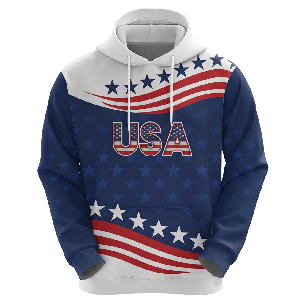 United States Pacific Rugby Custom Hoodie USA Classic Sporty Pattern LT9