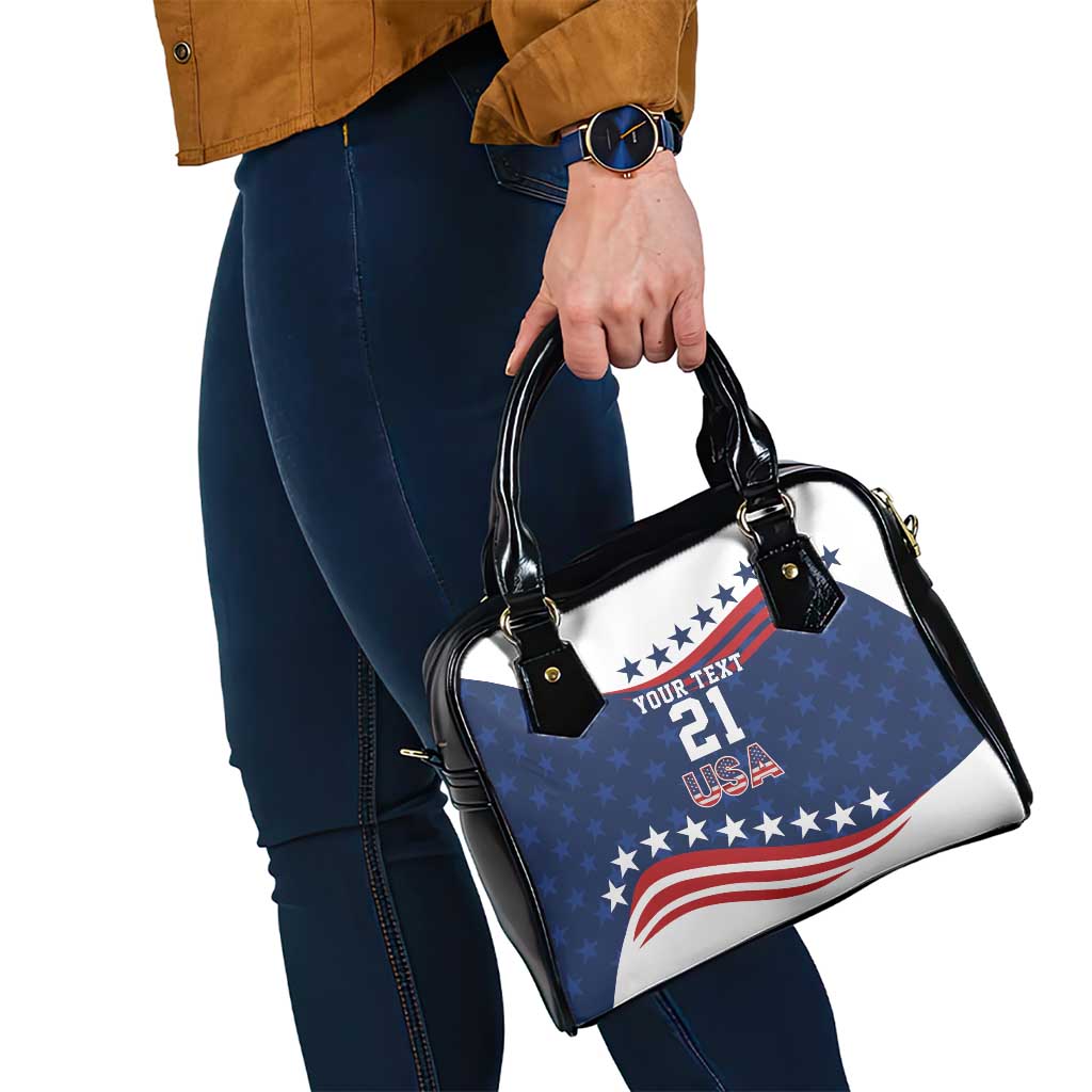 United States Pacific Rugby Custom Shoulder Handbag USA Classic Sporty Pattern LT9